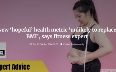 The Focus News: New ‘hopeful’ health metric ‘Unlikely to Replace BMI’, Says Fitness Expert