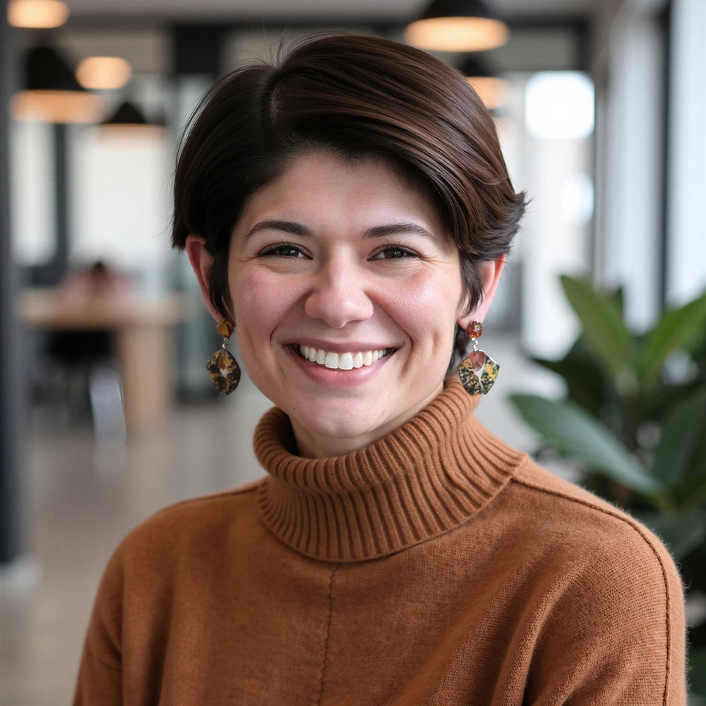 Portrait of Dr. Jolie Slater smiling in an office
