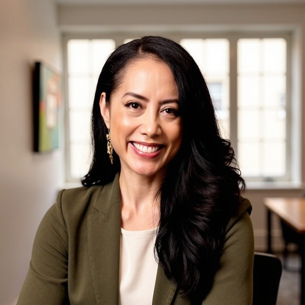 Portrait of Dr. Supatra Tovar smiling in an office